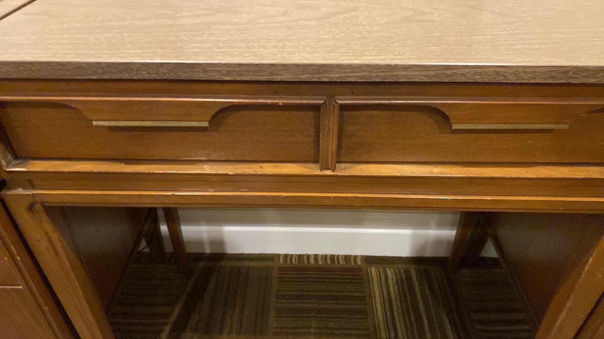 Photo 1 of MID CENTURY MODERN KEN-HILL 1 DRAWER DESK 32” X 18” H31” (2 MATCHING DRESSERS AVAILABLE ALL SOLD SEPARATELY)