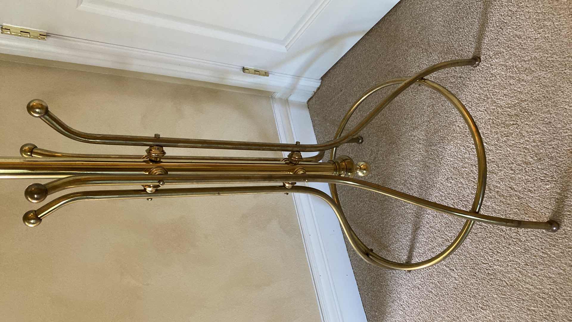Photo 1 of BRASS COAT RACK H75”