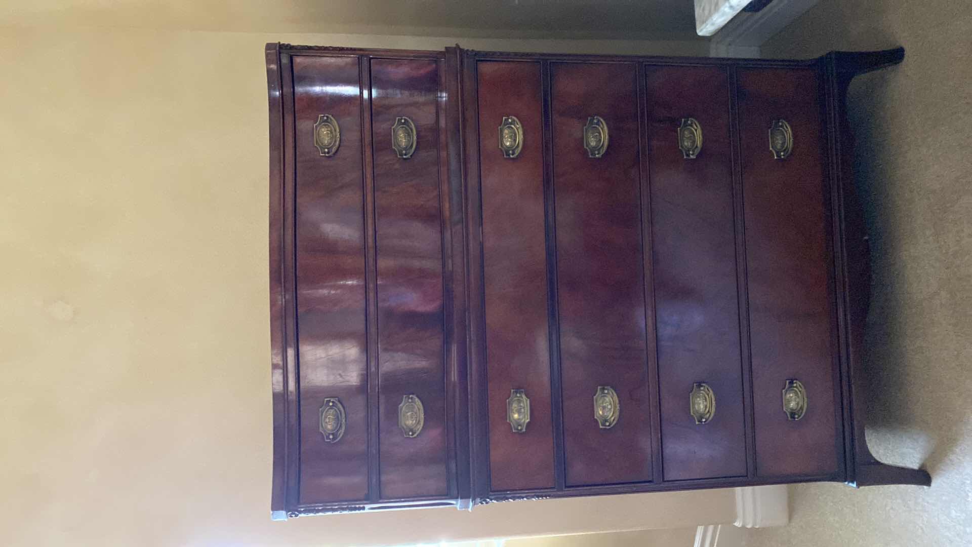 Photo 1 of ANTIQUE CHERRY FEDERAL STYLE 6 DRAWER CHEST 36” X 20” H52.5”