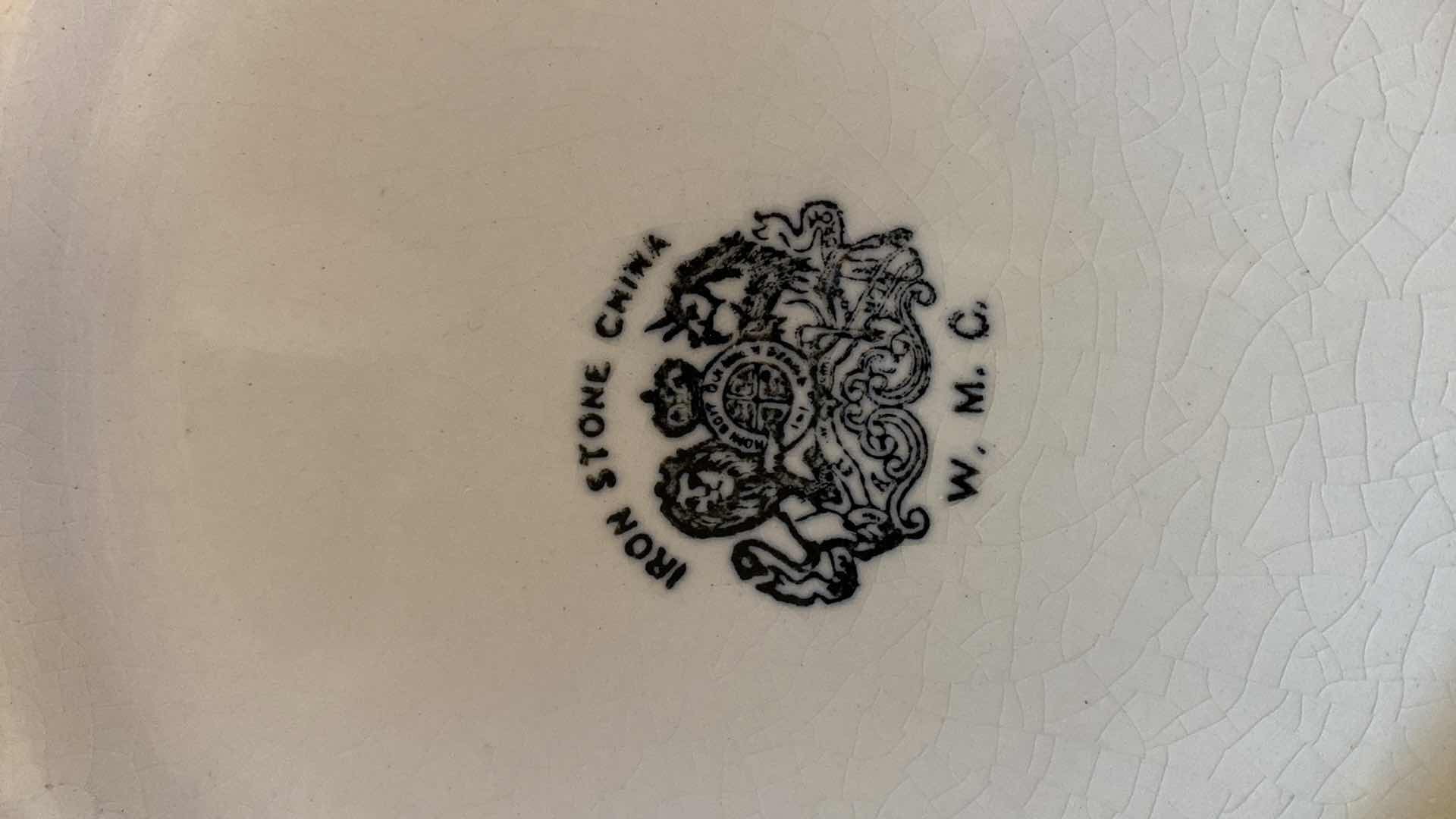 Photo 1 of W.M.C. IRON STONE BOWL 15”