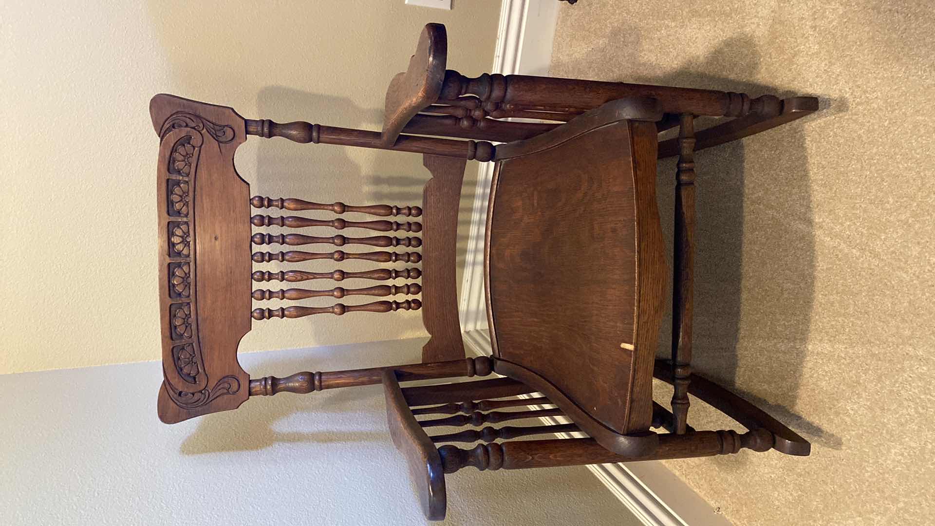 Photo 1 of ANTIQUE ROCKING CHAIR