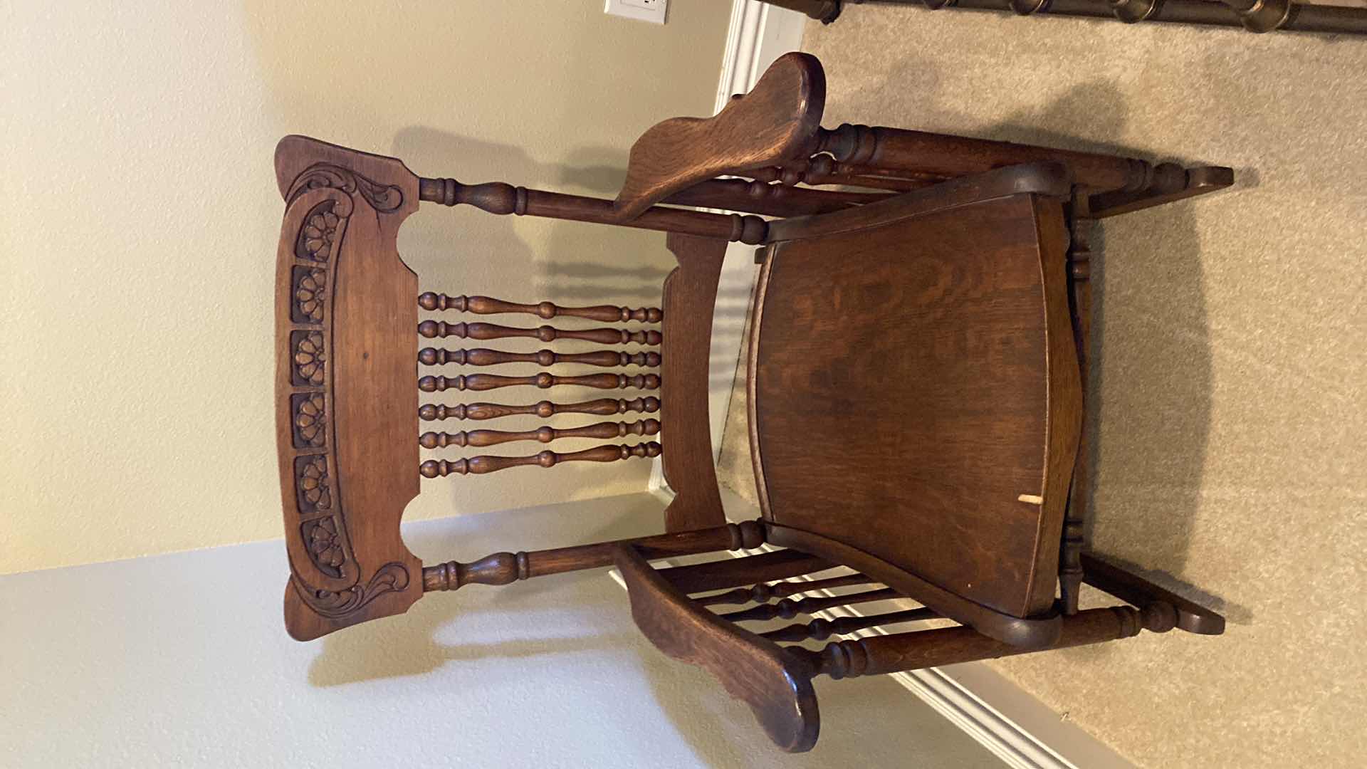 Photo 1 of ANTIQUE ROCKING CHAIR
