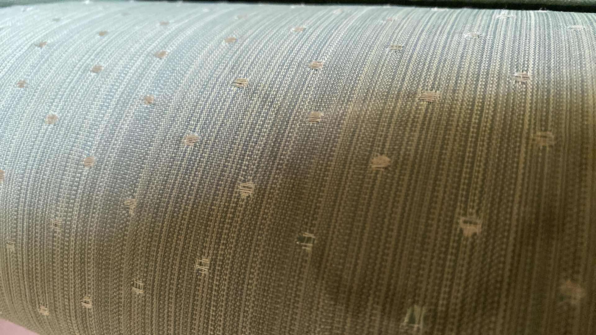 Photo 1 of GREEN UPHOLSTERED WING BACK CHAIR