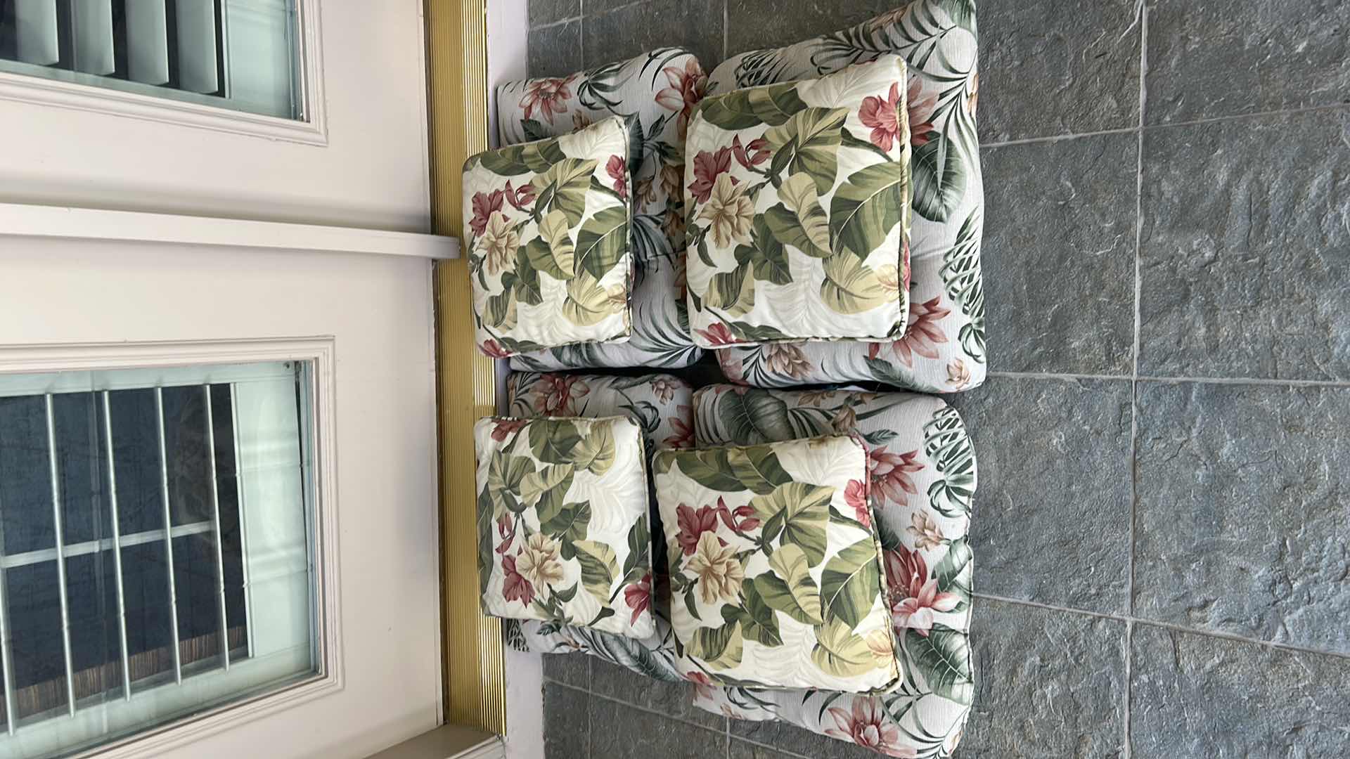 Photo 1 of 4 SEAT CUSHIONS AND 4 PILLOWS