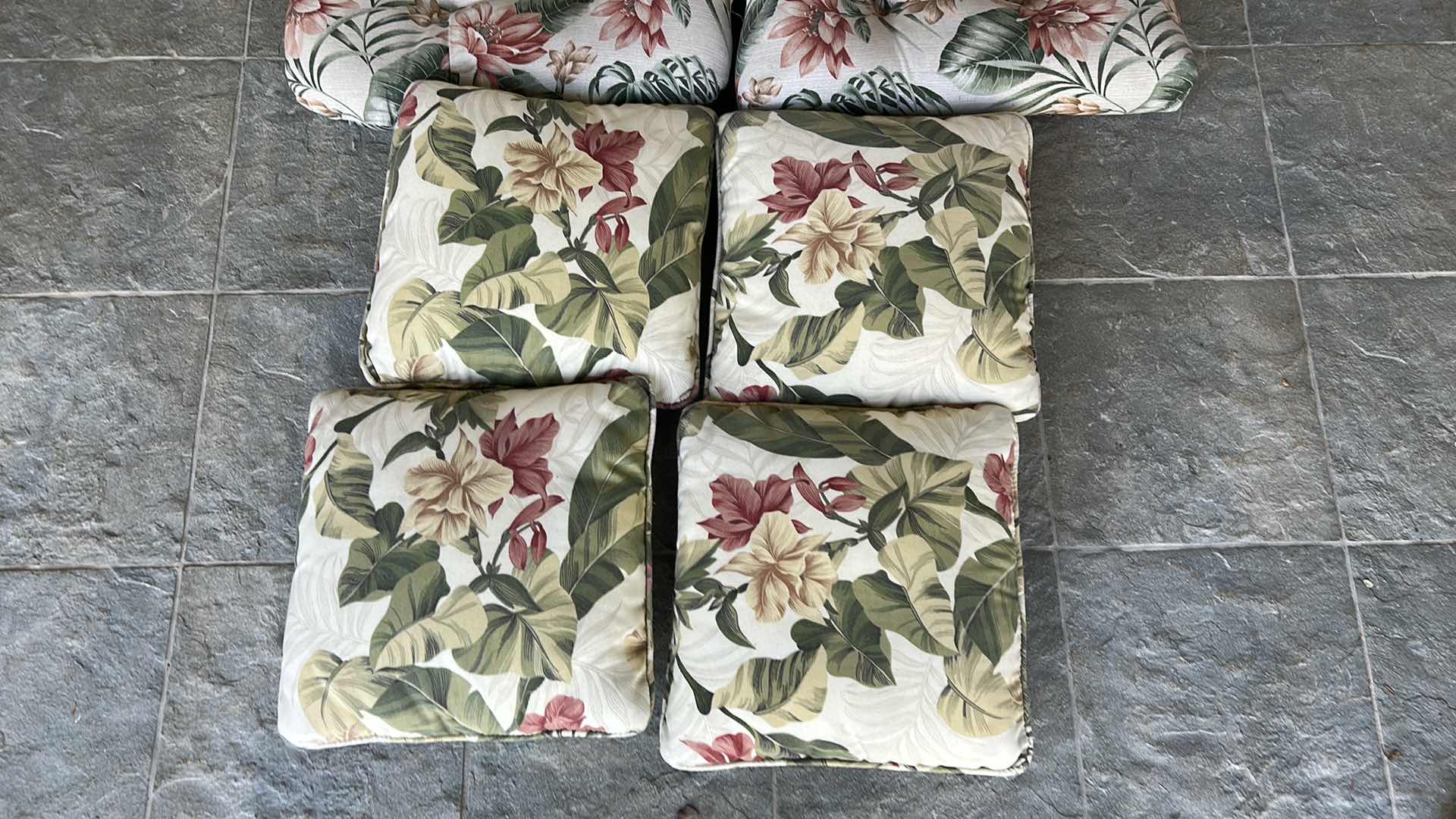 Photo 1 of 4 SEAT CUSHIONS AND 4 PILLOWS