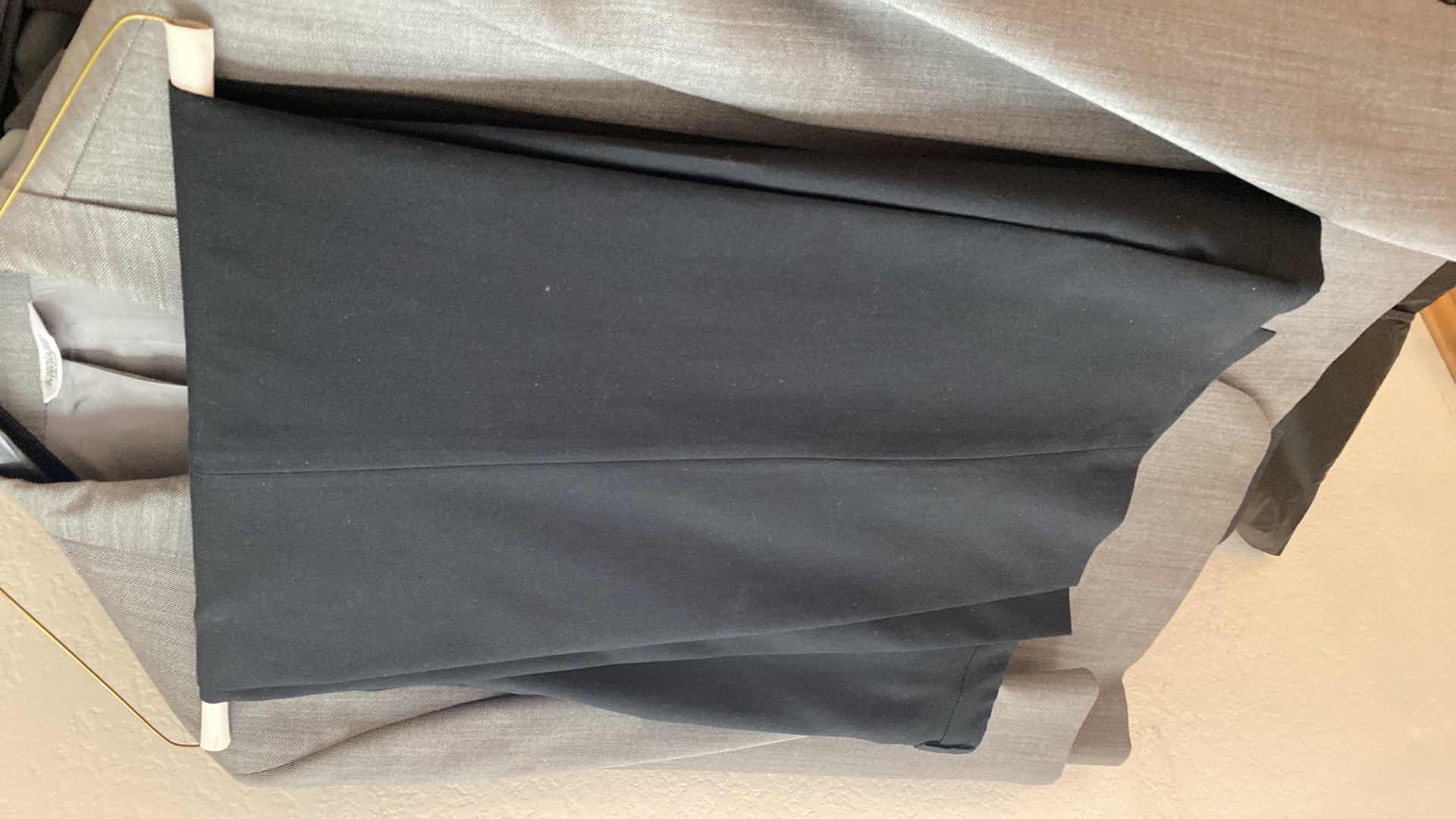 Photo 1 of MENS JACKETS SHIRTS  SLACKS AND TIES, SHIRTS SIZE 18 SLACKS 42 JACKETS EST XL OR 2XL