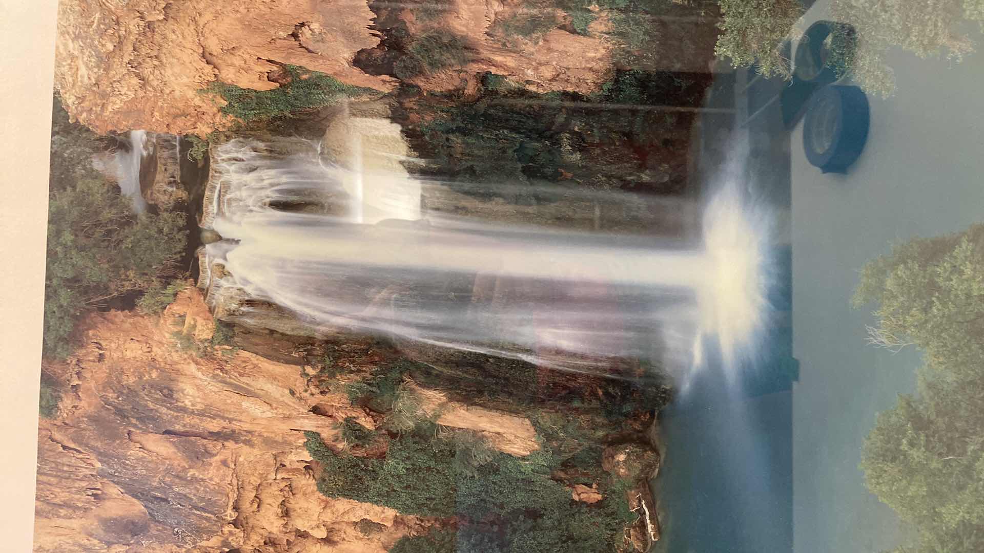 Photo 1 of METAL FRAMED HAVASU FALLS AZ ART 24” X 34”