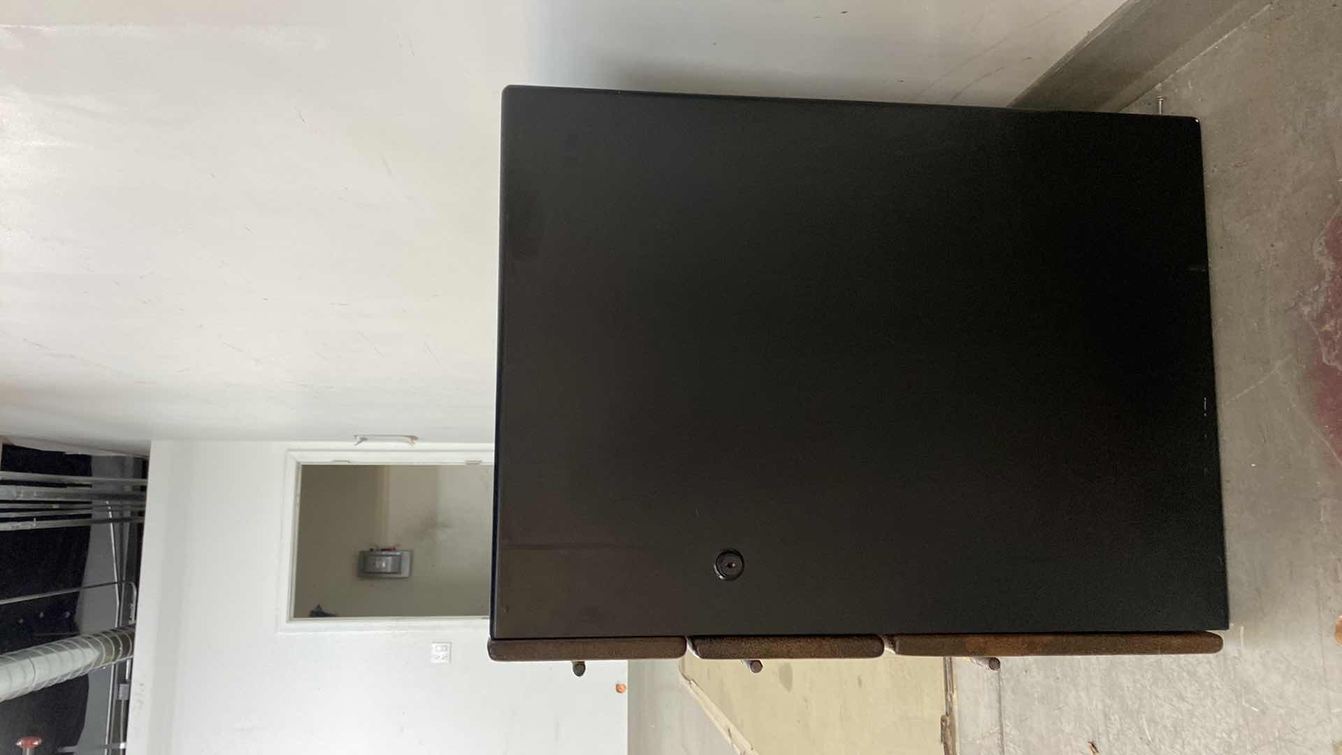 Photo 1 of MENDI 3 DRAWER PALMWOOD FILE CABINET W METAL PULLS BY PACIFIC GREEN 18 x 18 x H 24.5”