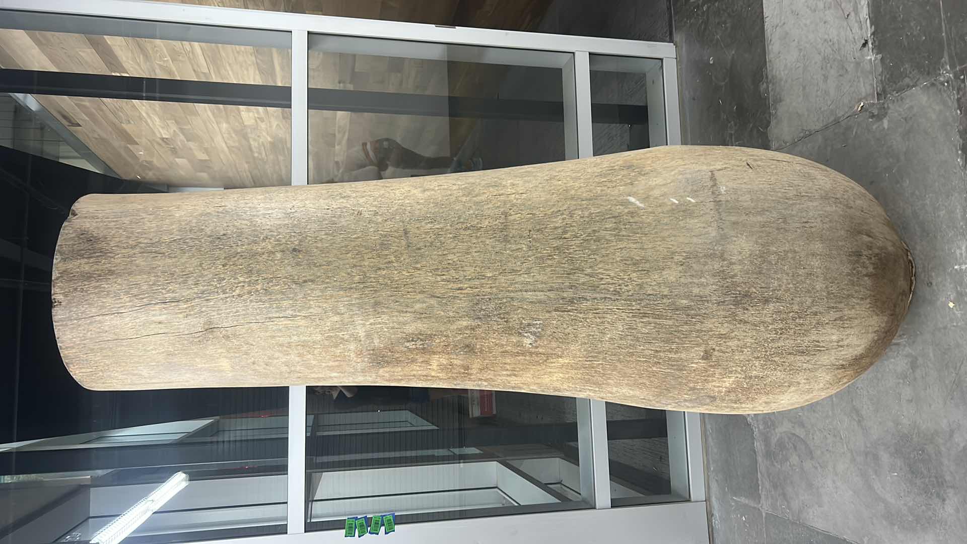 Photo 1 of HUGE (HOLLOWED OUT FROM TOP TO BOTTOM) PALM WOOD TREE  VASE 31” x 81”