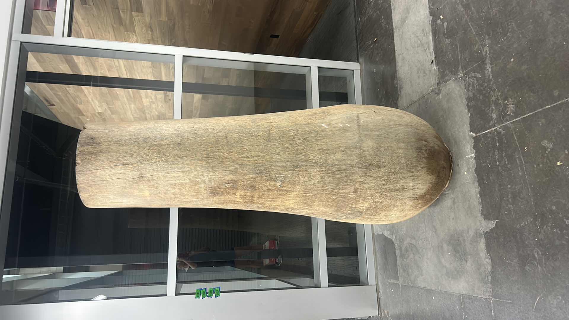 Photo 1 of HUGE (HOLLOWED OUT FROM TOP TO BOTTOM) PALM WOOD TREE  VASE 31” x 81”