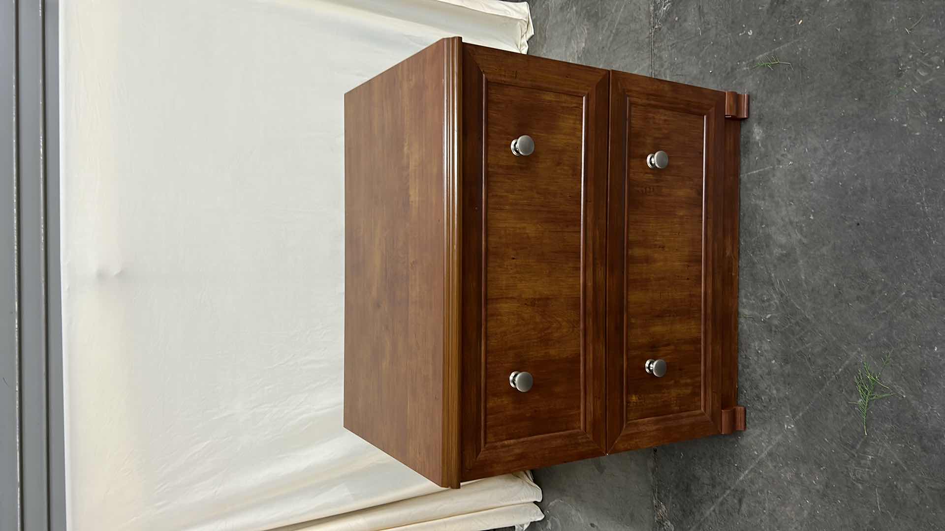 Photo 1 of WOOD FILE CABINET 29.5” x 19” x H 
30”