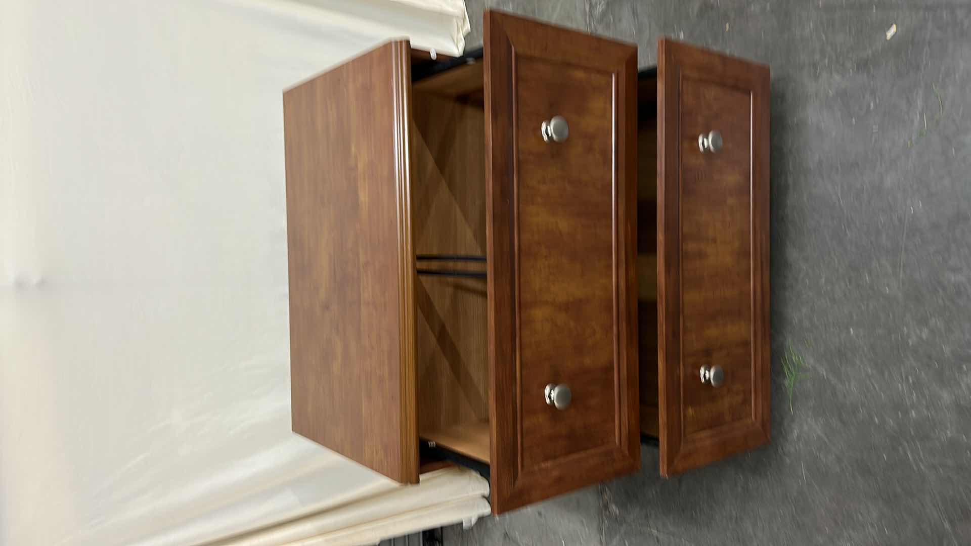 Photo 1 of WOOD FILE CABINET 29.5” x 19” x H 
30”