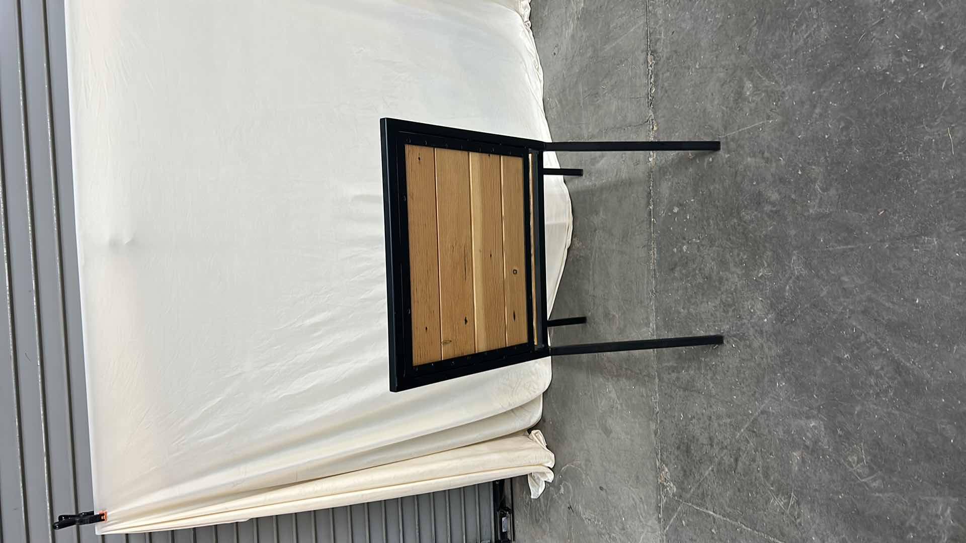 Photo 1 of WOOD SLATS AND METAL ACCENT CHAIR