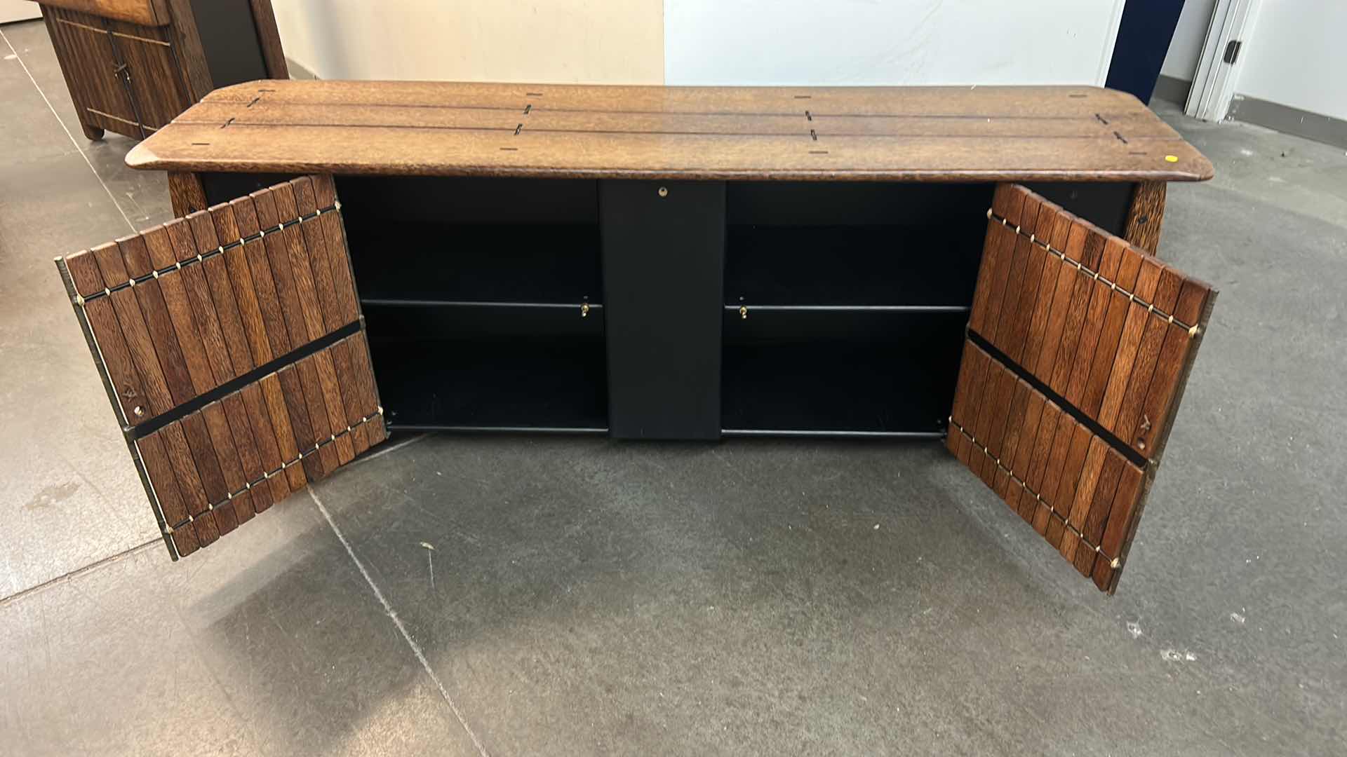 View 8 of PACIFIC GREEN  PALMWOOD 2 DOOR BUFFET/CREDENZA 78” x 21” x H28”