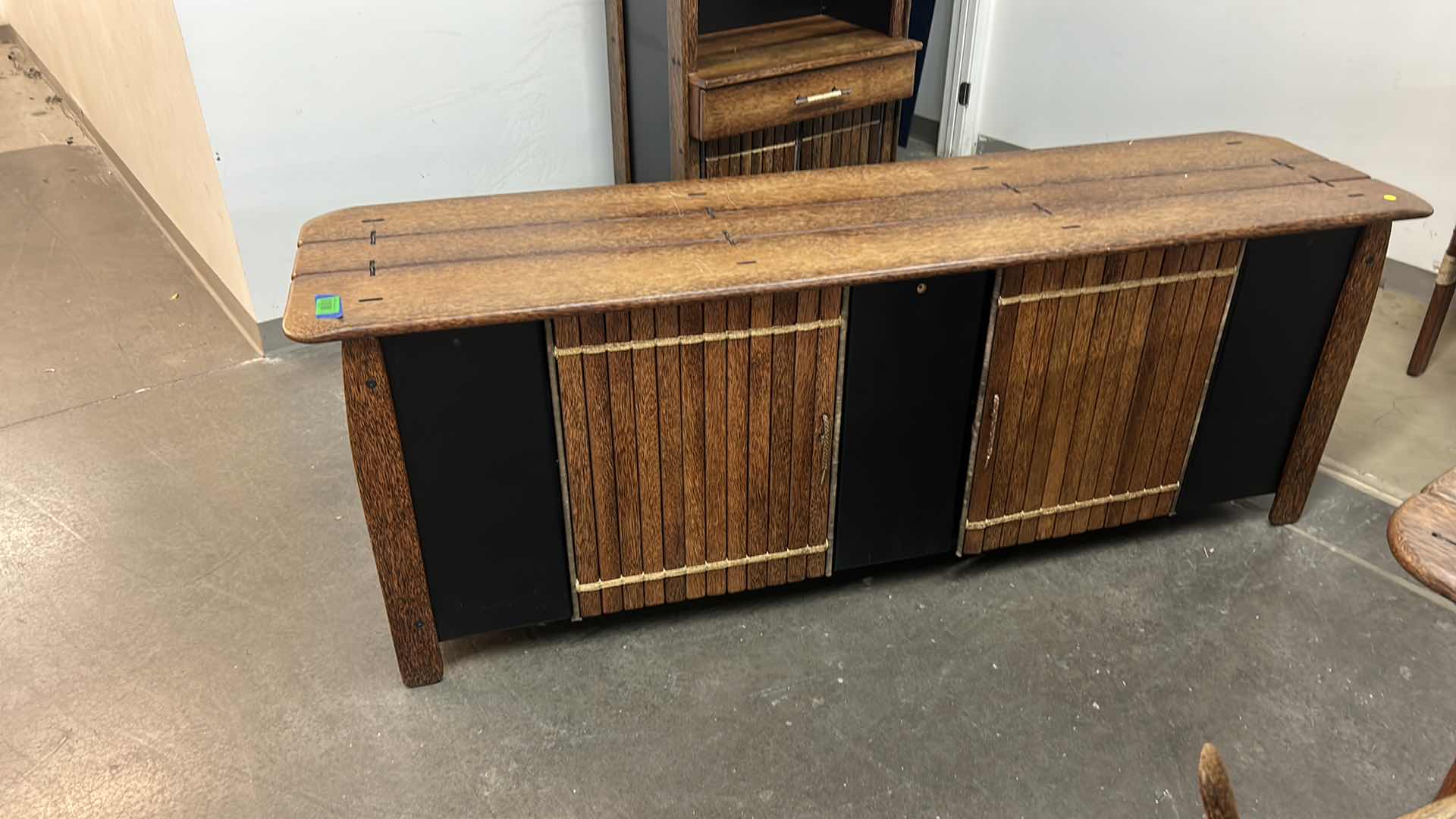 View 2 of PACIFIC GREEN  PALMWOOD 2 DOOR BUFFET/CREDENZA 78” x 21” x H28”