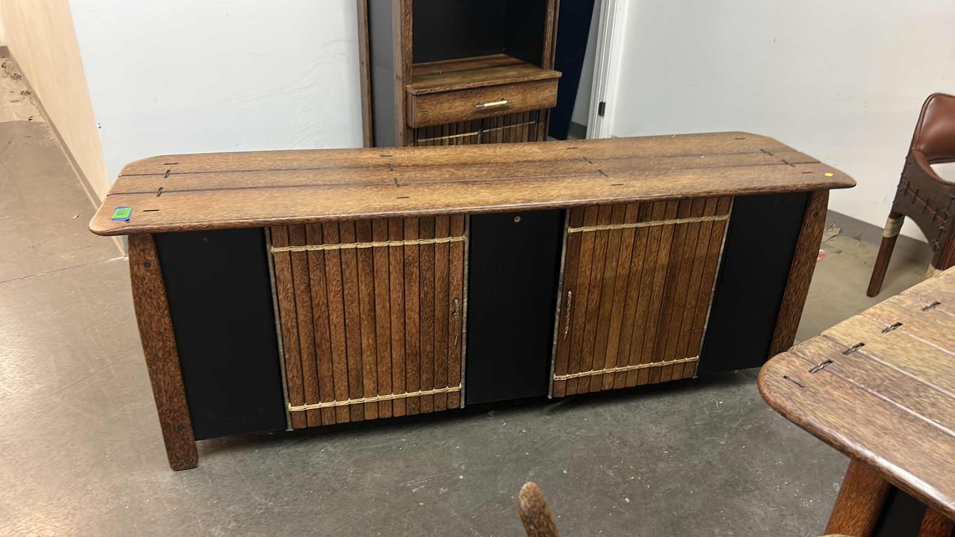 View 7 of PACIFIC GREEN  PALMWOOD 2 DOOR BUFFET/CREDENZA 78” x 21” x H28”
