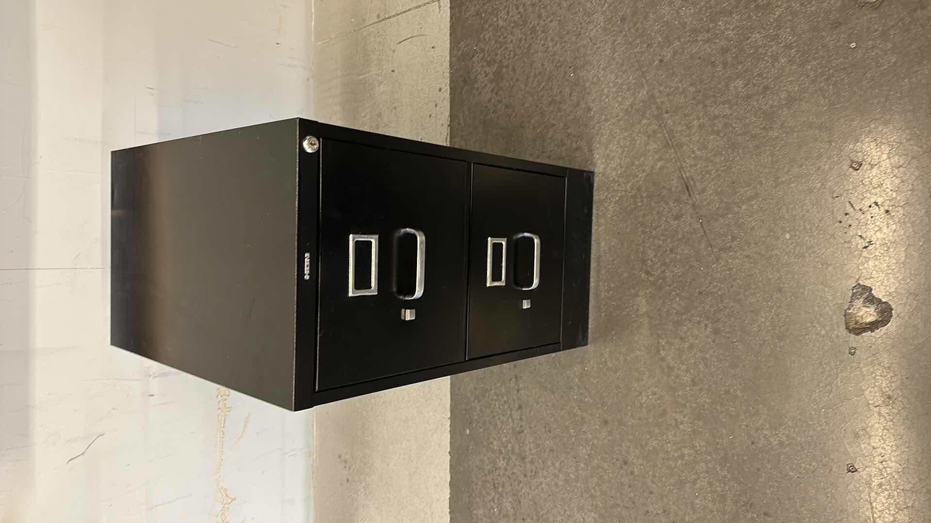 Photo 1 of 2 DRAWER METAL FILING CABINET 15” X 25” H29”