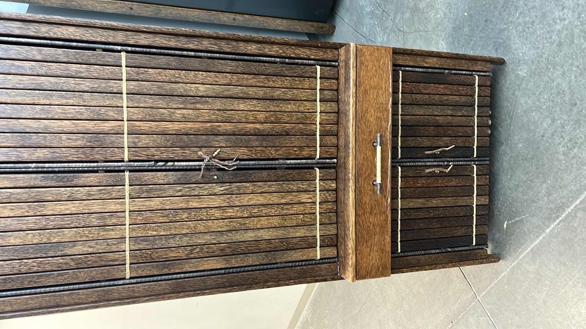 Photo 1 of PACIFIC GREEN 4 DOOR PALMWOOD CABINET UNIT  32” x 19” x H83”