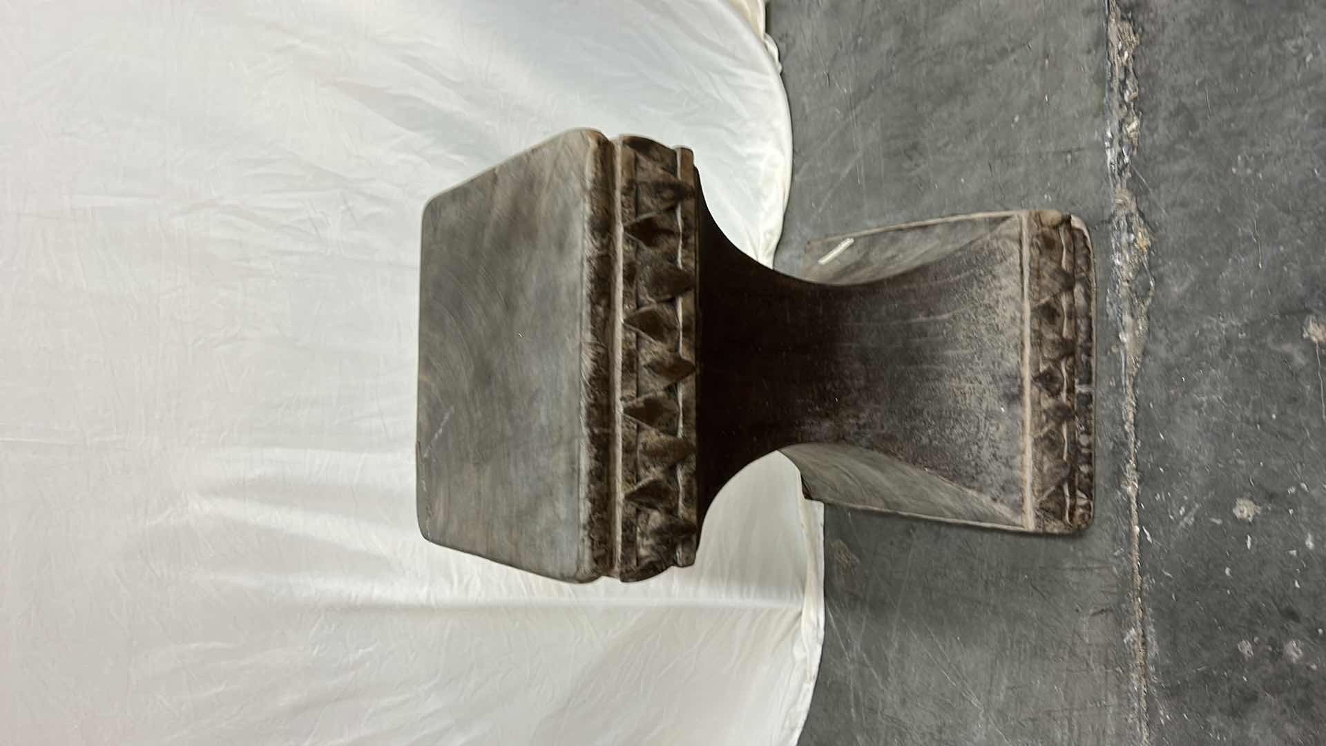 Photo 1 of HEAVY SOLID WOOD PEDESTAL