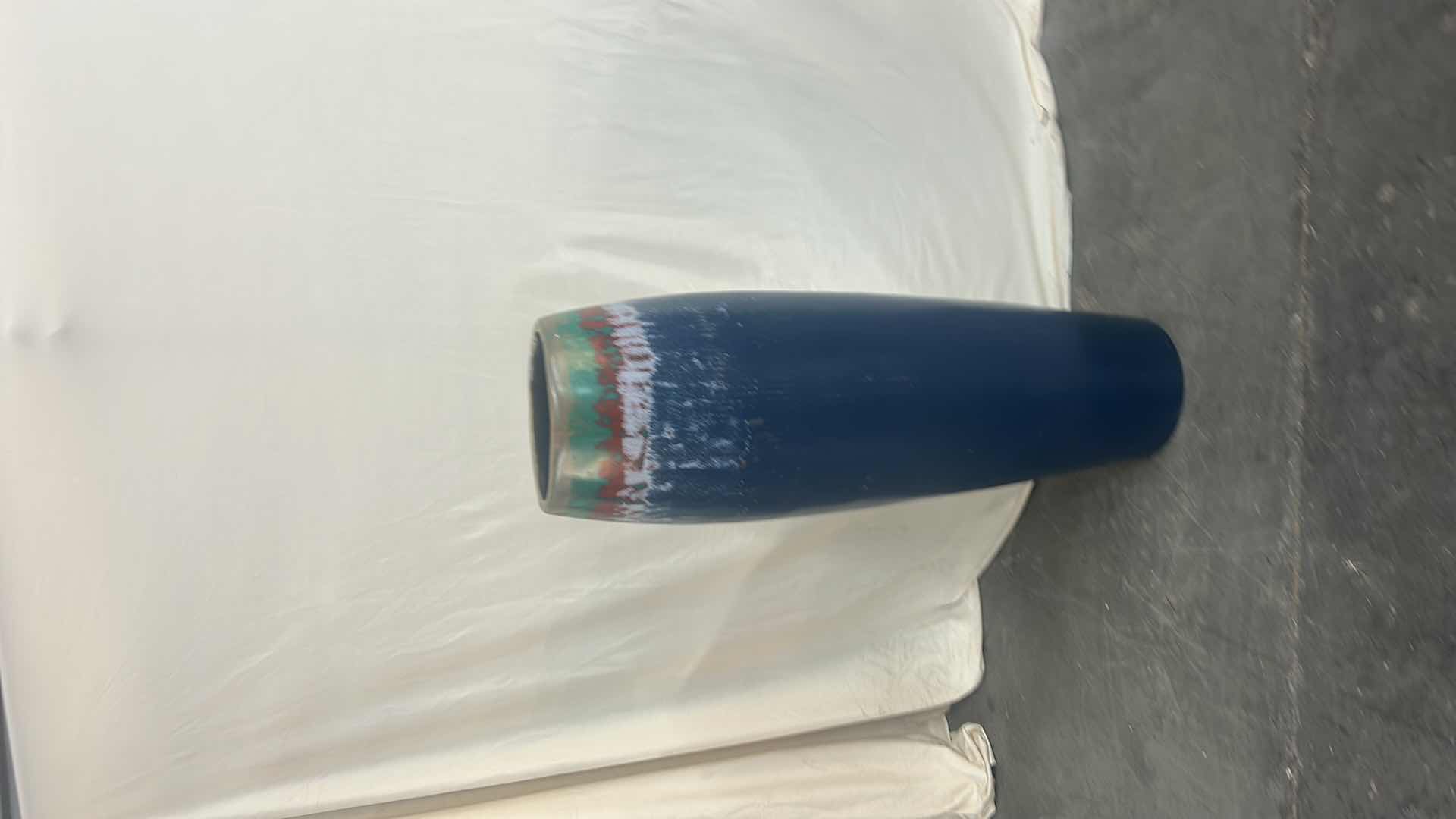 Photo 1 of  PAINTED WOOD VASE 26.5”