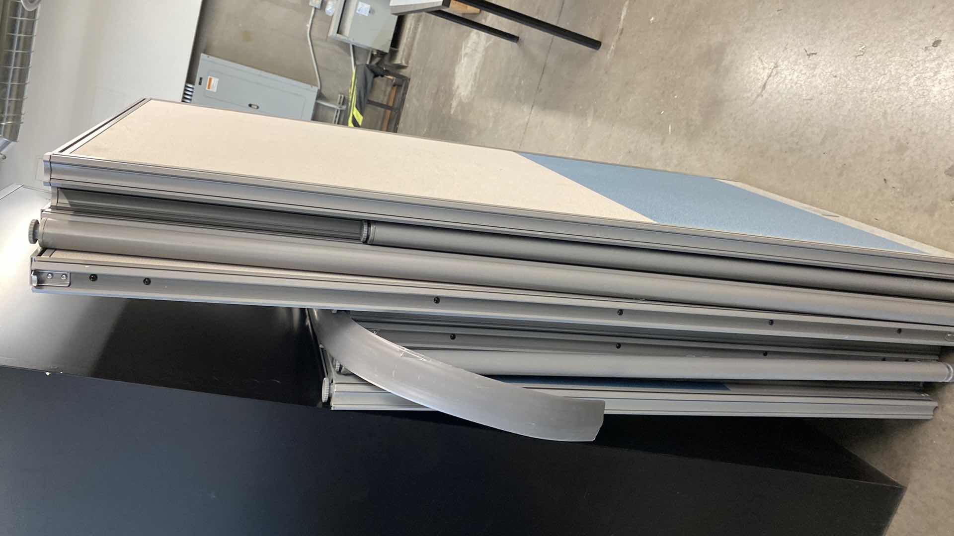 Photo 1 of 8 PIECE PARTITION DESK LARGEST PIECES 32” X 63”