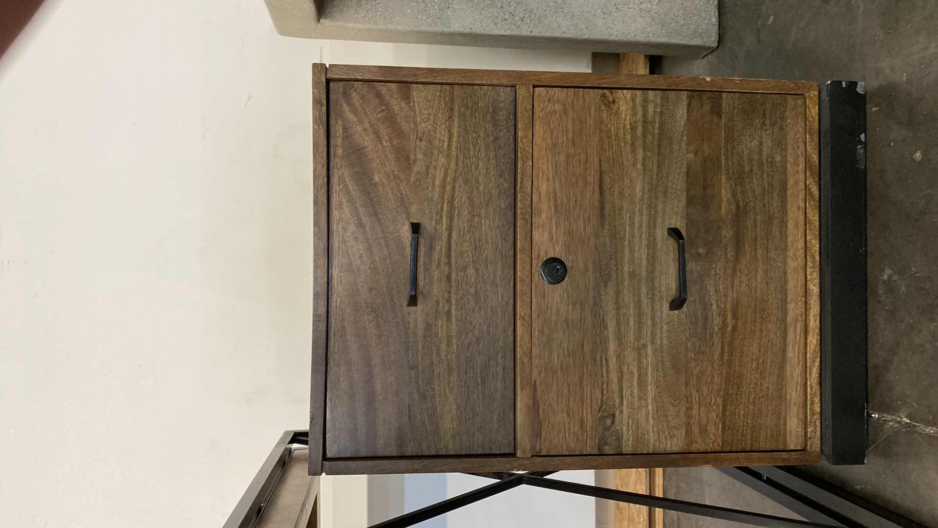 Photo 1 of MODERN WOOD FILE CABINET - DESK SOLD SEPARATELY