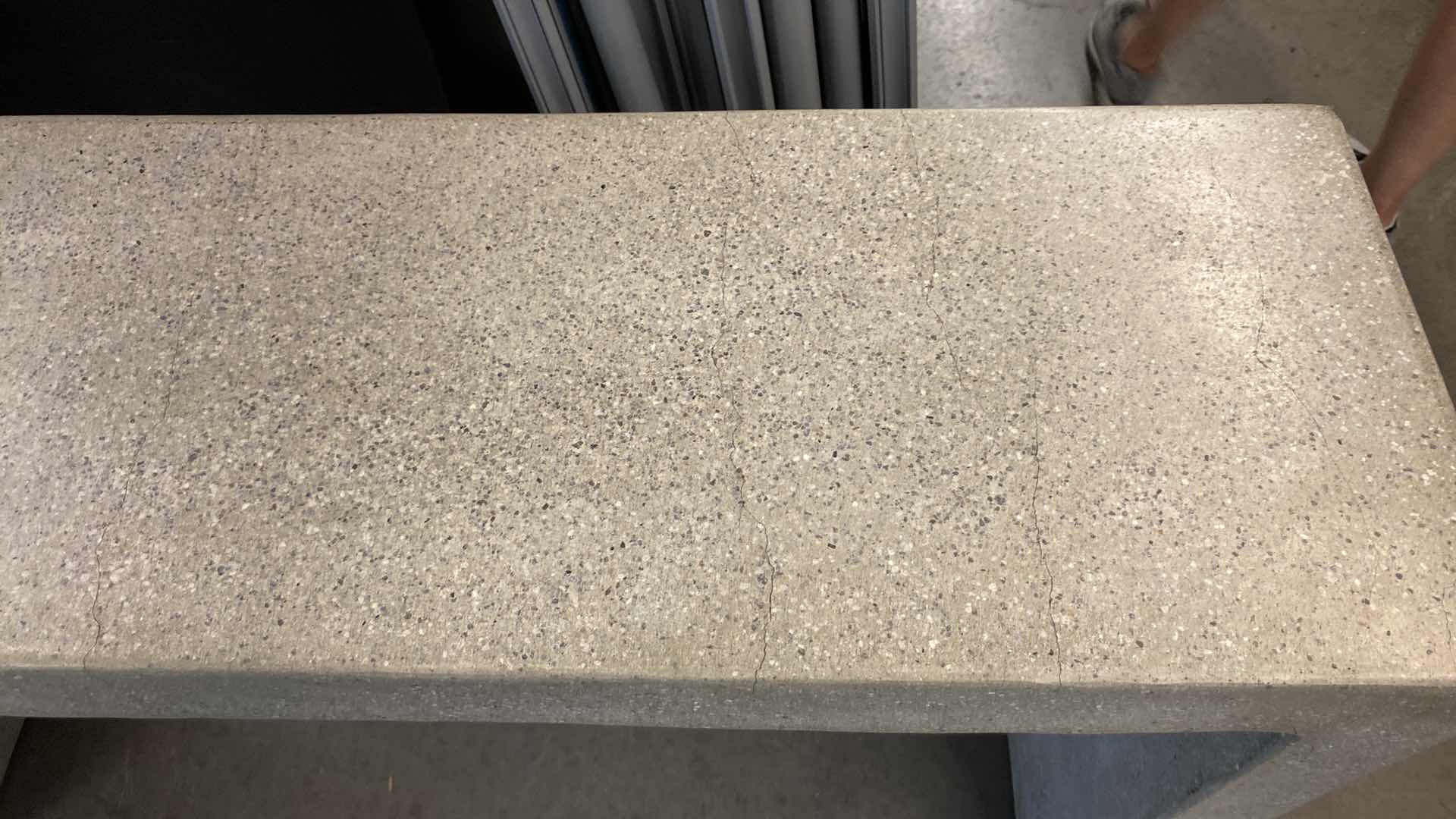 Photo 1 of CONCRETE CONSOLE TABLE 50” X 14” H30.5”