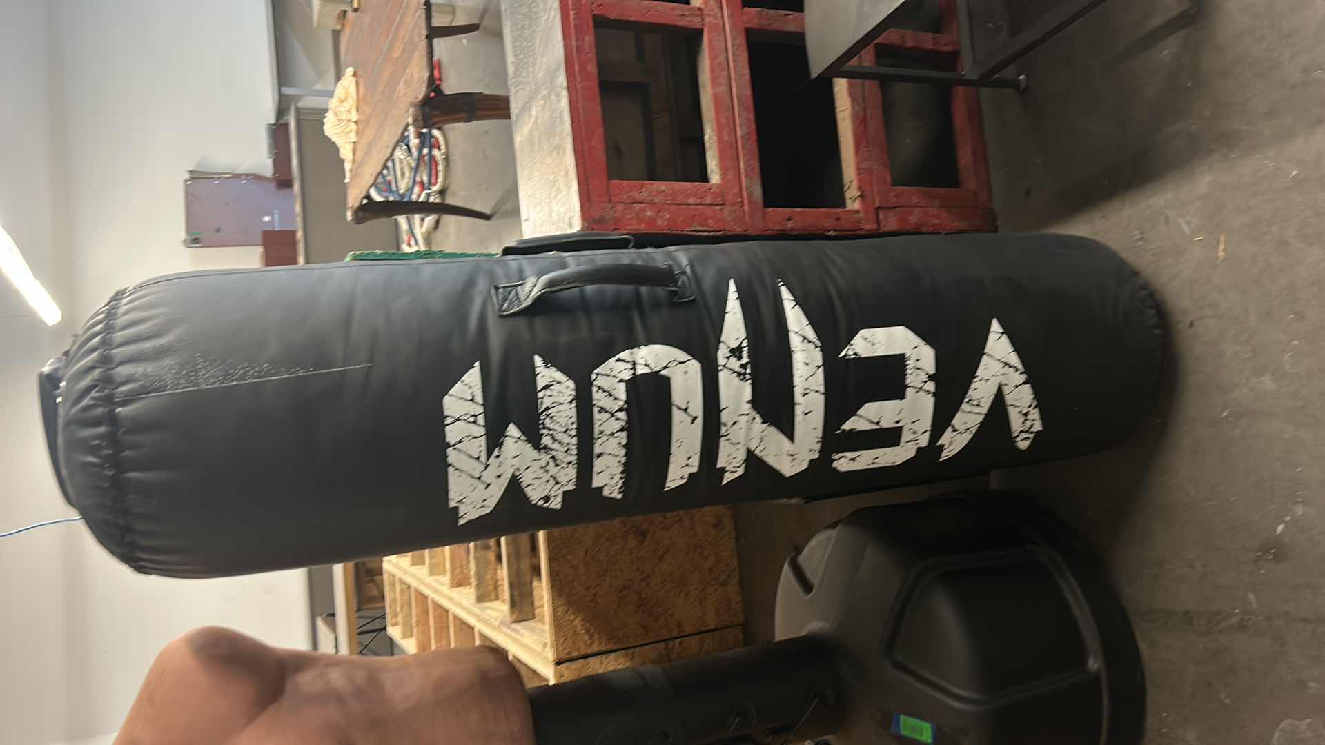 Photo 1 of GYM EQUIPMENT VENUM BOXING BAG H5’4”