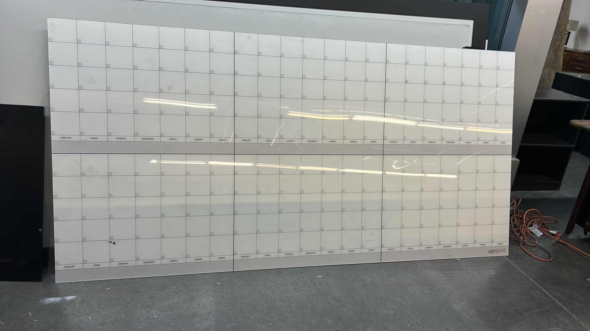 Photo 1 of VERY LARGE WALL CALENDAR WHITE BOARD 8’ x 4’