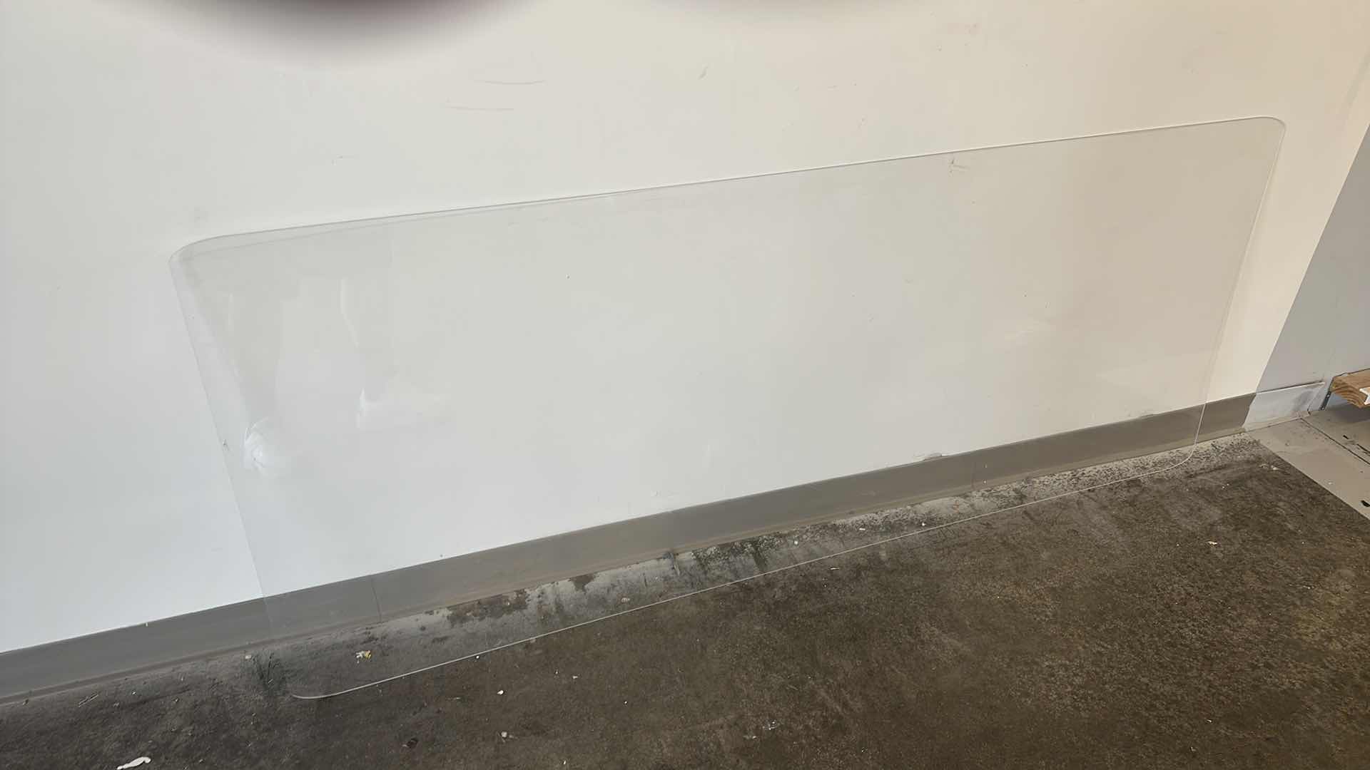 Photo 1 of LARGE PLEXIGLAS DESK TOP 30” X 74”