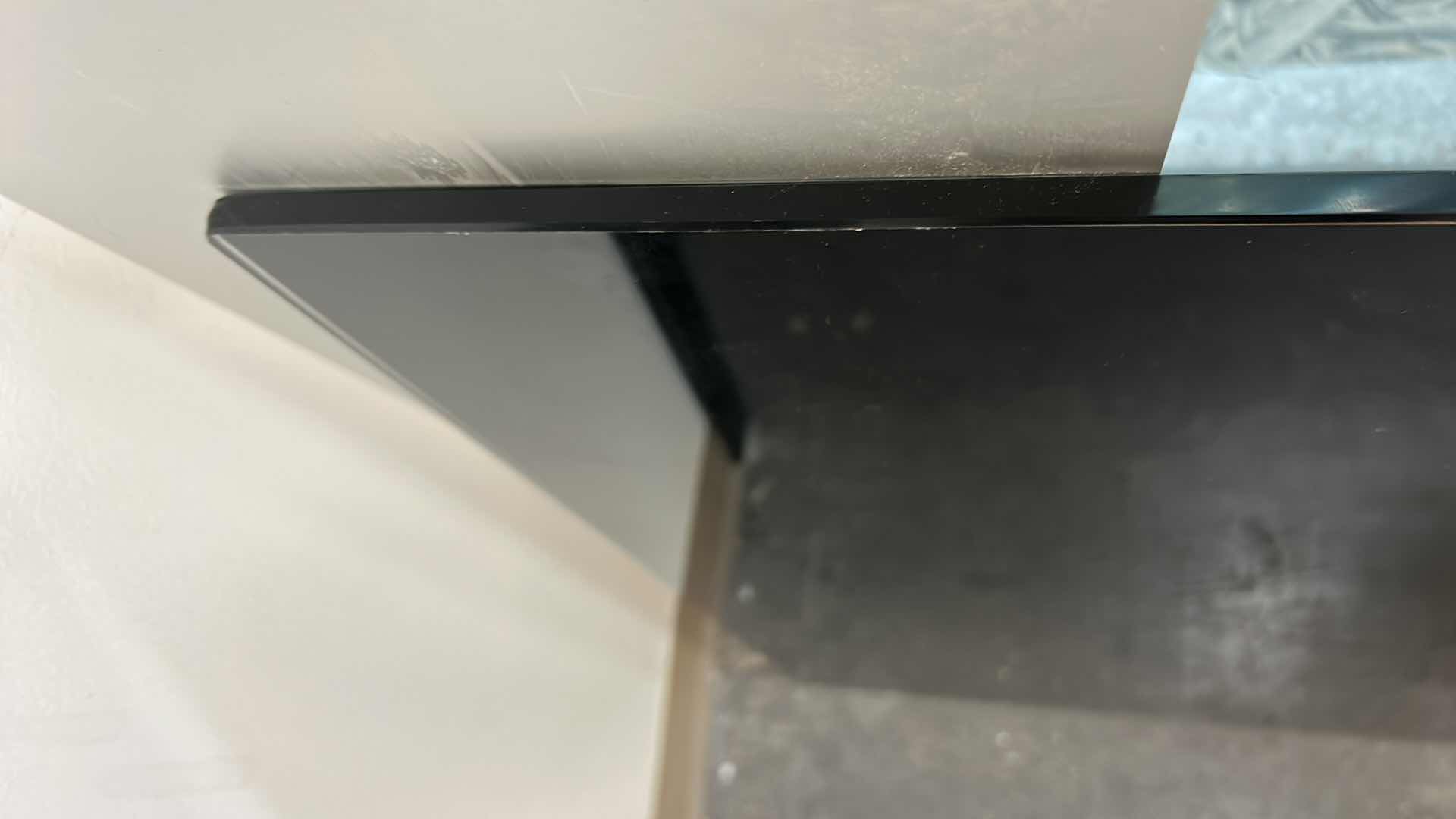 Photo 1 of HEAVY .25” SMOKED GLASS DESK / TABLE TOP 79” x 32”