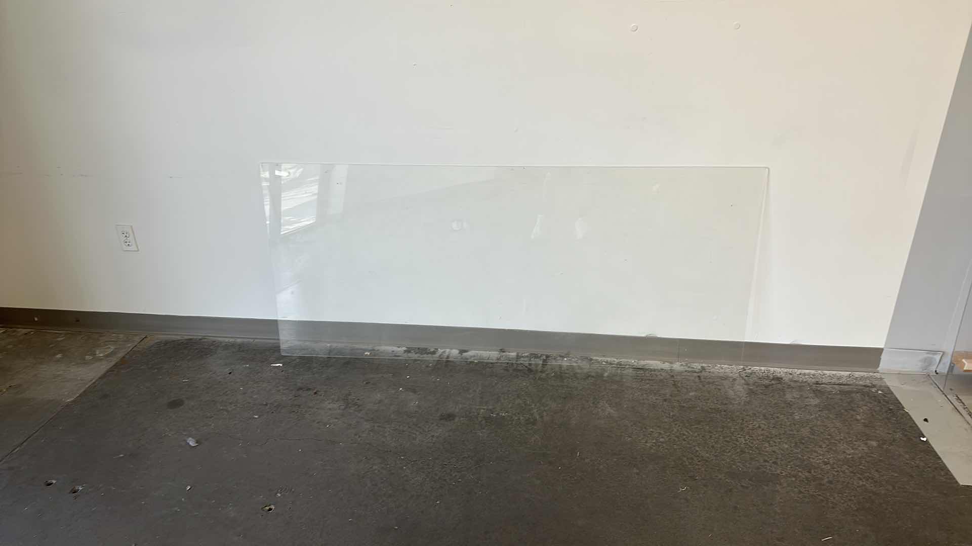 Photo 3 of LARGE PLEXIGLASS DESK TOP WITH HOLE 72” X 31  ”