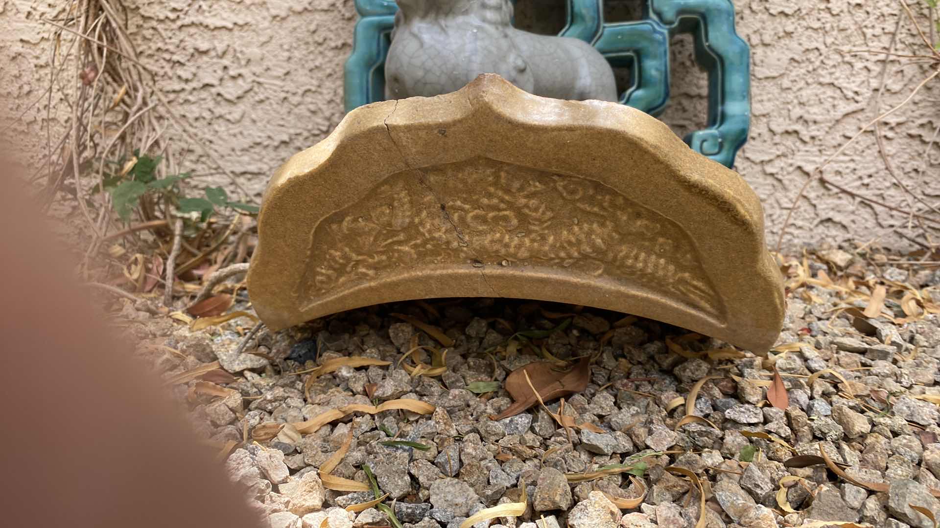 Photo 1 of 3 - ASIAN CERAMICS DECOR - SAKURA 13.5” X 13.5”