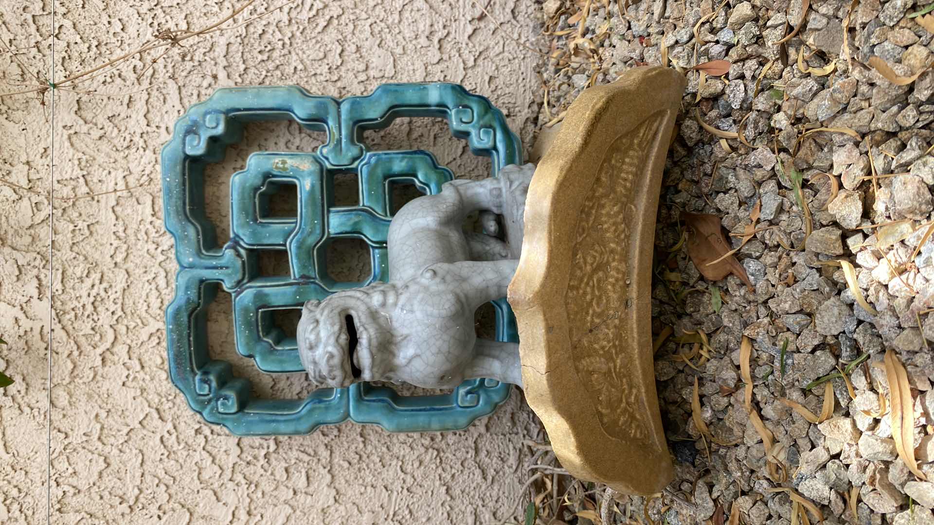 Photo 1 of 3 - ASIAN CERAMICS DECOR - SAKURA 13.5” X 13.5”