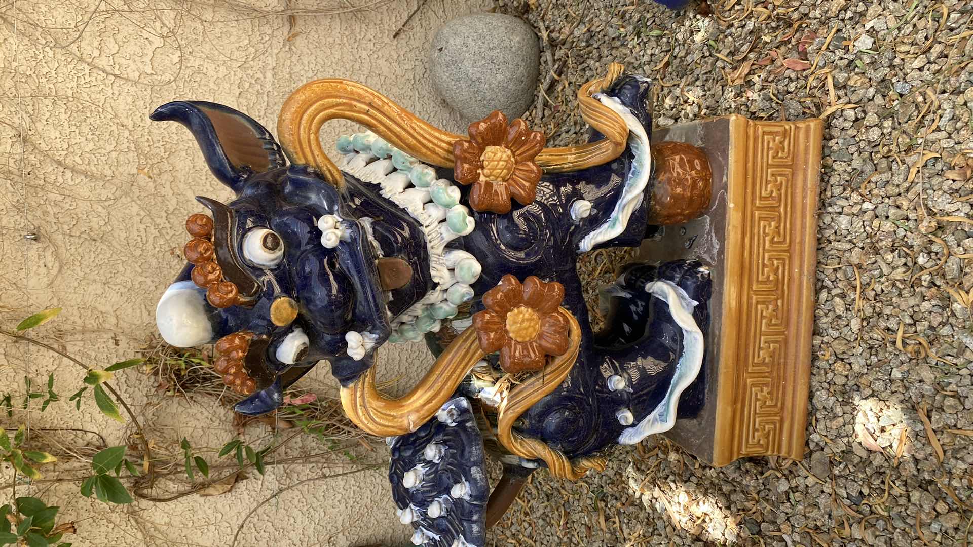 Photo 1 of LARGE CHINESE FOO DOG /LION GUARDIAN 24” X 11” H 28”