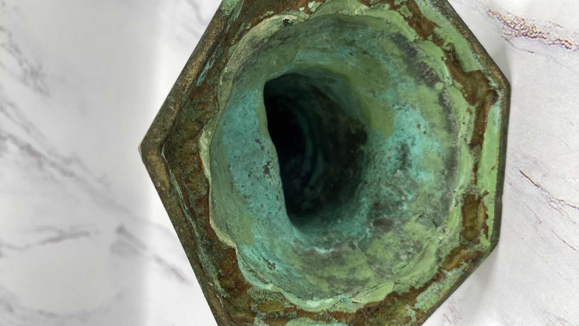 Photo 4 of GILT BRONZE PENSIVE MAITREYA BODHISATTVA H7.5”