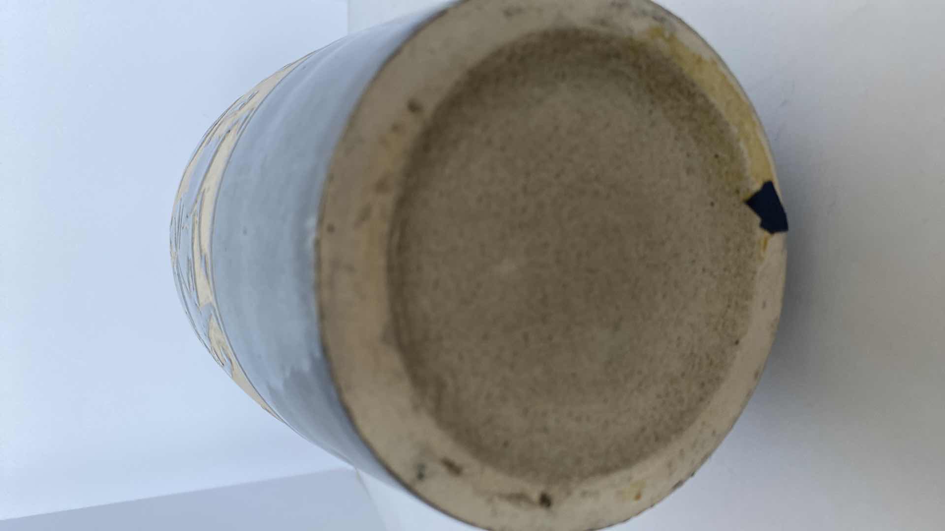 Photo 1 of ASIAN INSPIRED POTTERY VASE 11”