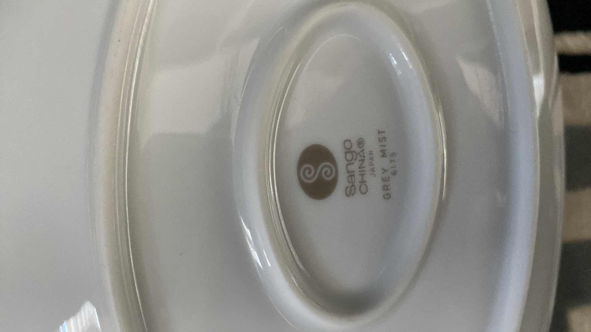 Photo 1 of 94-PIECE SET OF SANGO CHINA GREY MIST  FROM JAPAN