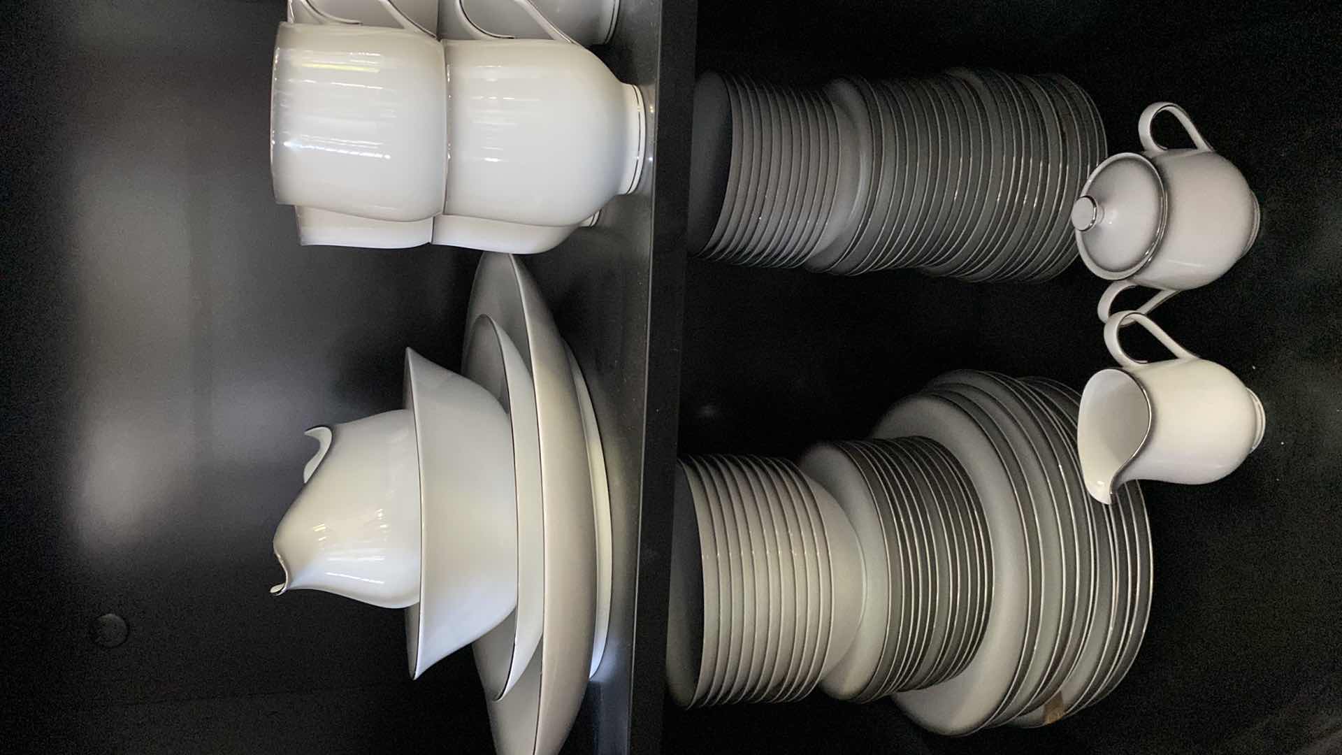 Photo 1 of 94-PIECE SET OF SANGO CHINA GREY MIST  FROM JAPAN