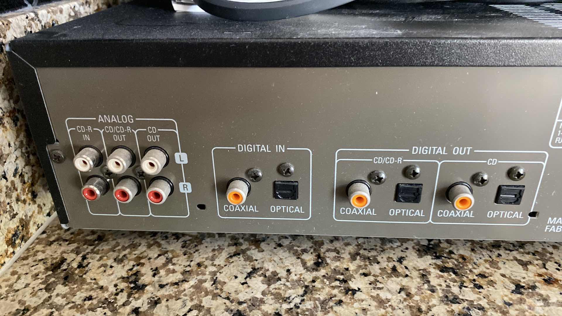 Photo 1 of DENON CDV RECORDER CDR-W1500 WITH SONY HEADPHONES