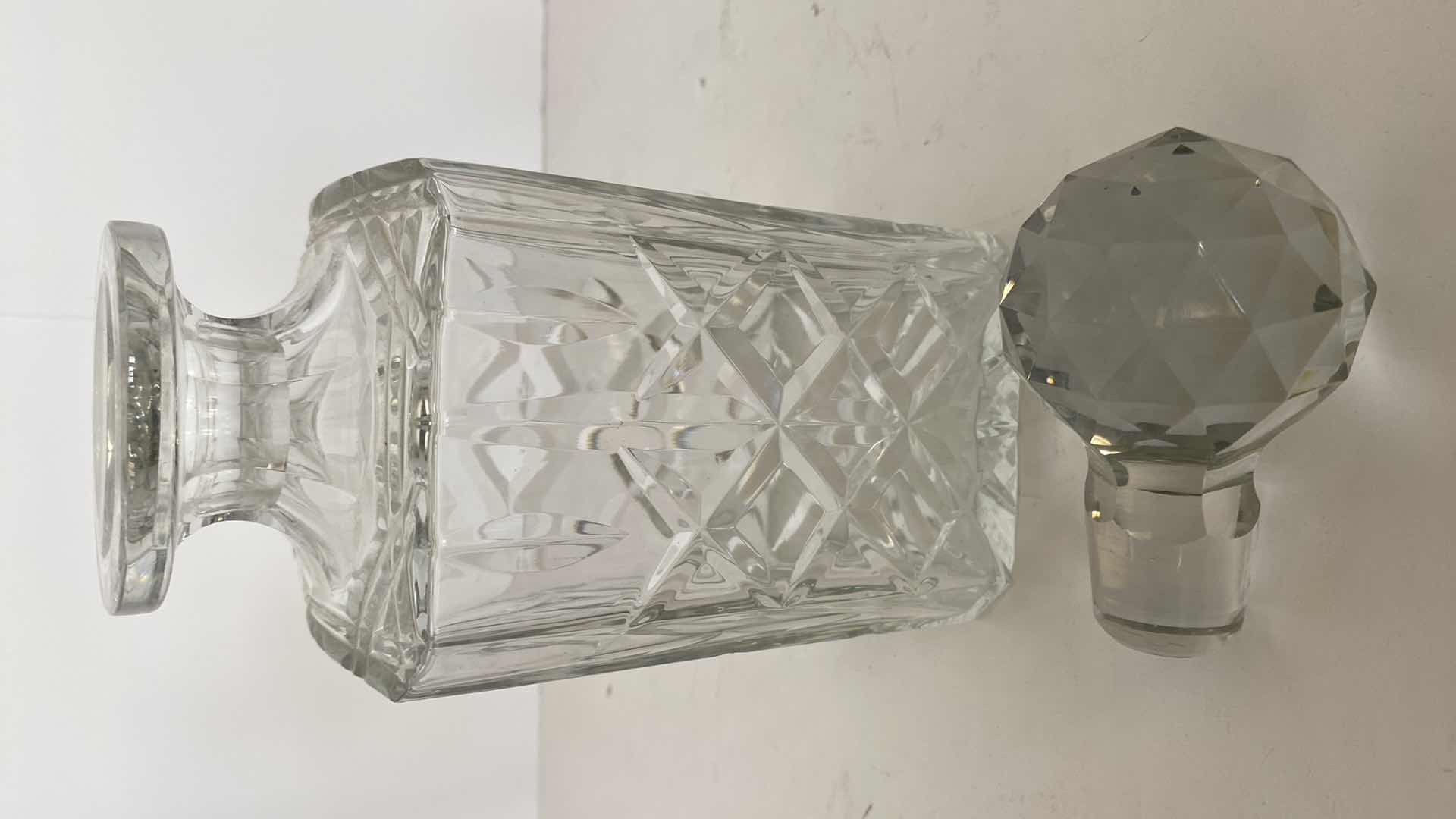 Photo 1 of SIGNED CRYSTAL DECANTER 9 1/2”