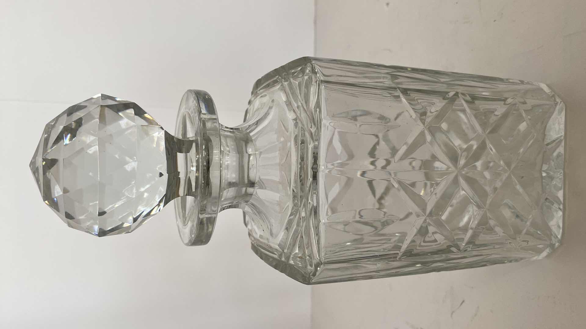 Photo 1 of SIGNED CRYSTAL DECANTER 9 1/2”