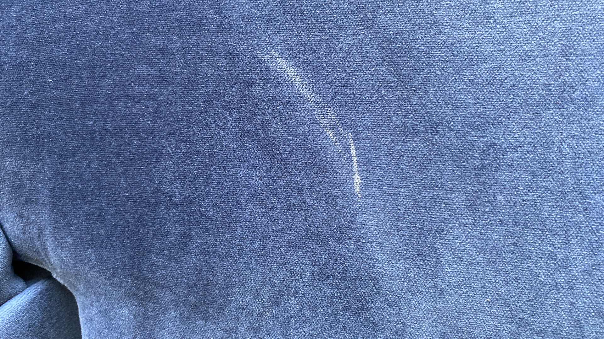 Photo 1 of ROYAL BLUE 67” FAINTING SOFA