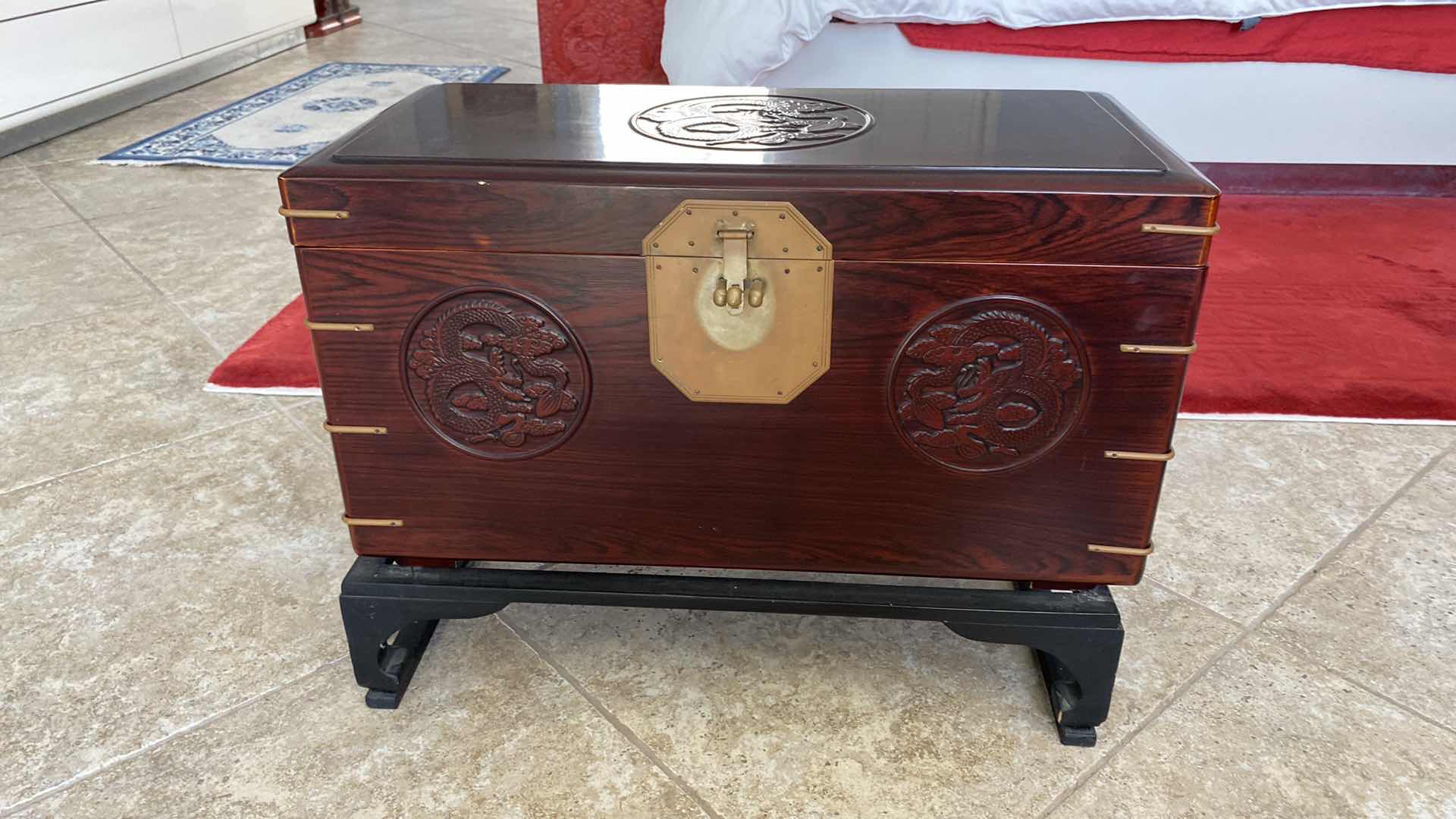 Photo 7 of ROSEWOOD CHEST 23 1/2” x 11 1/2“ x 18“ tall