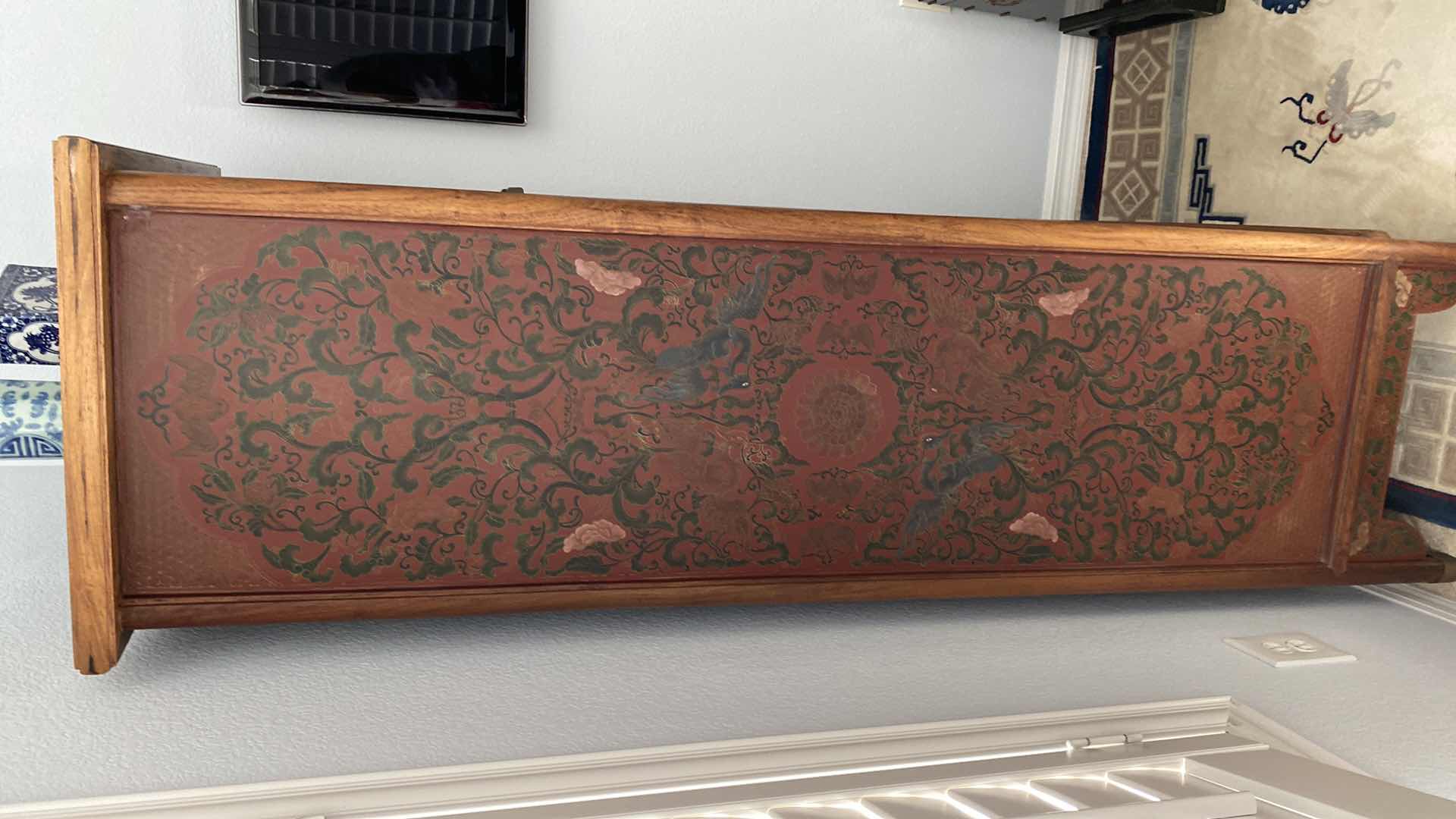 Photo 2 of 2 DOOR WOOD CABINET 32“ x 17“ x 66.5“ tall.