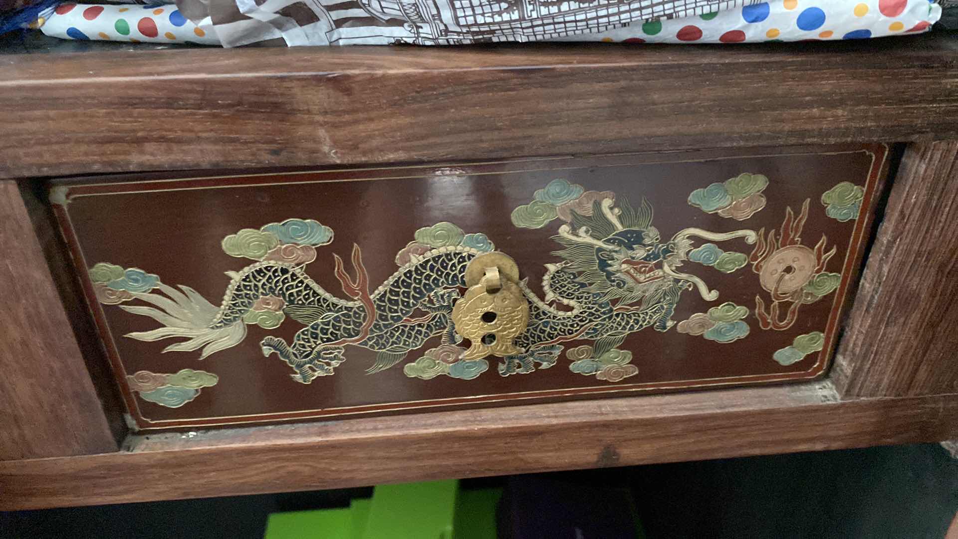 Photo 1 of 2 DOOR WOOD CABINET 32“ x 17“ x 66.5“ tall.