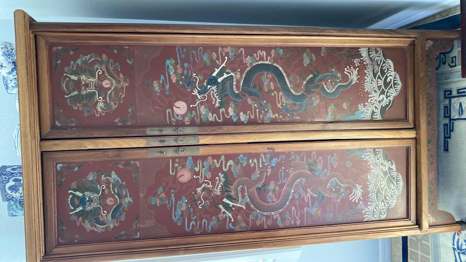 Photo 6 of 2 DOOR WOOD CABINET 32“ x 17“ x 66.5“ tall.