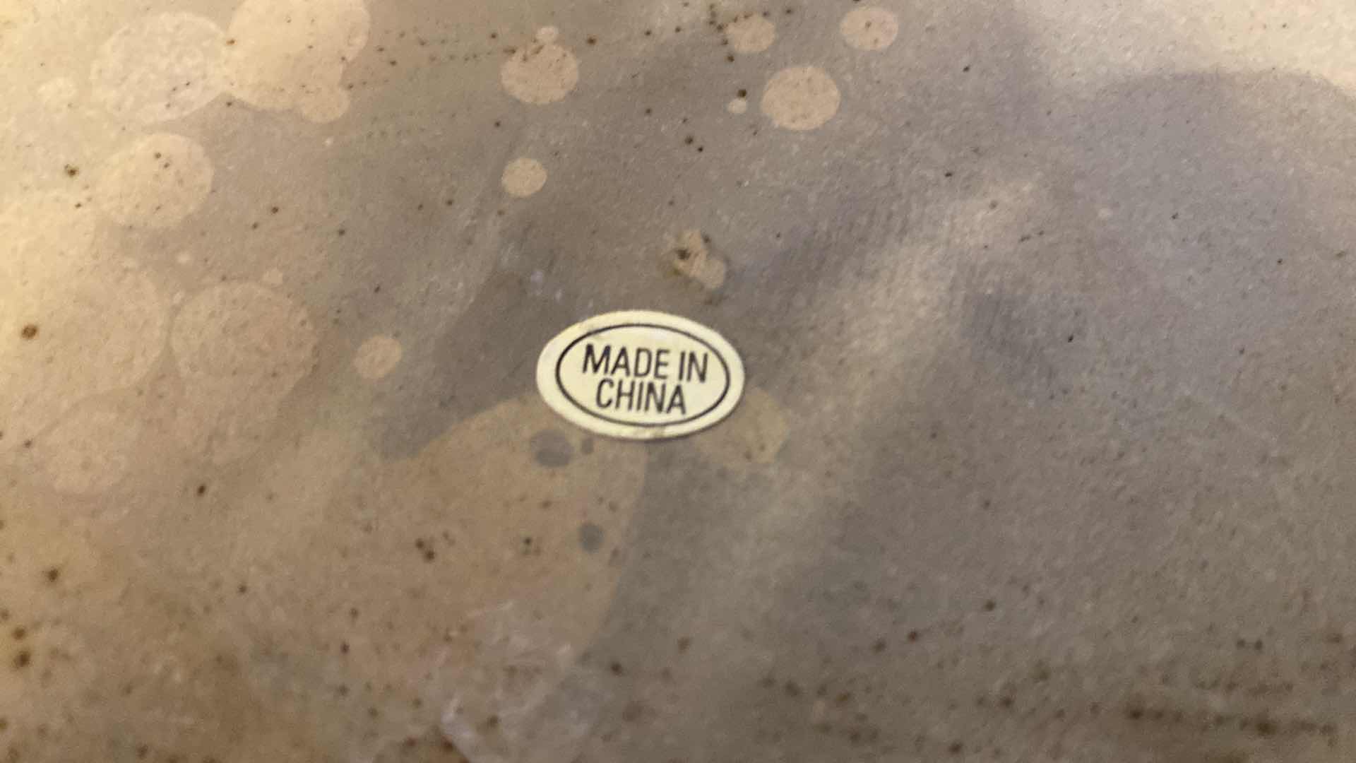 Photo 1 of OFF CENTER CERAMIC VASE 16” x 10”