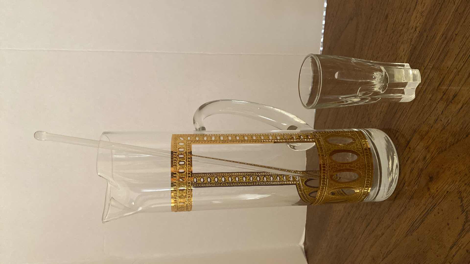 Photo 1 of MARTINI PITCHER WITH STIR STICK AND SHOT GLASS