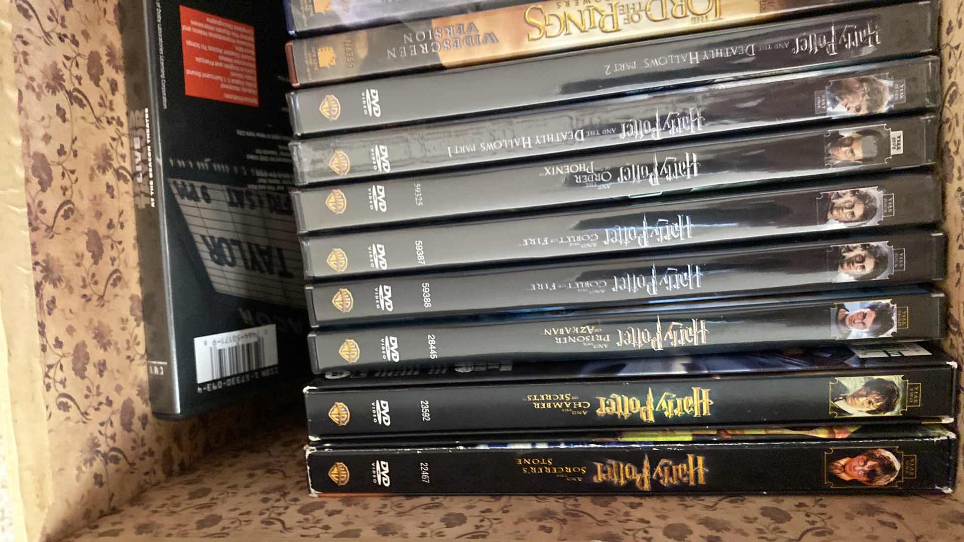 Photo 1 of 2 BOXES CDS AND DVDS HARRY POTTER AND MORE